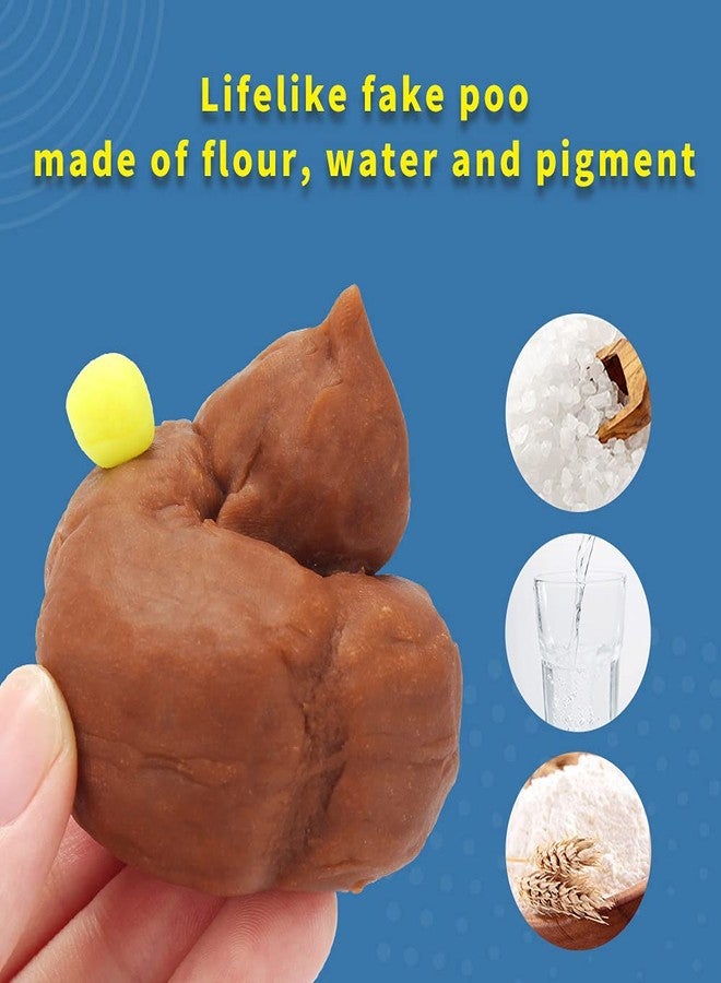 VConejo Realistic Fake Poop, April Fools Pranks Gift, Color Dough Set for Kid,Toy Gags & Prank Jokes Gifts, Fake Turd - Image 3